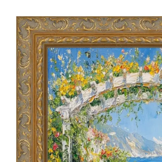 Victorian Antique Gold Orante Picture Frame 17x25 frame {1}