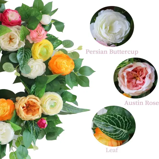 Spring Summer Wreaths for Front Door {5}