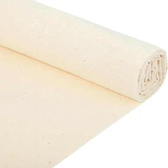 White Cotton Muslin Fabric - 63x19 Inch (1.75Yard) {1}