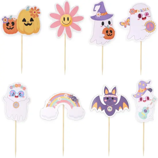 Cute Halloween Cupcake Toppers {1}