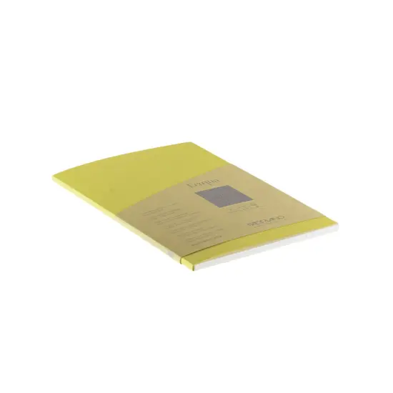 Fabriano Ecoqua Plus Perfect-Bound Notebook, 5.8 in x 8.3 in, A5 Yellow {4}