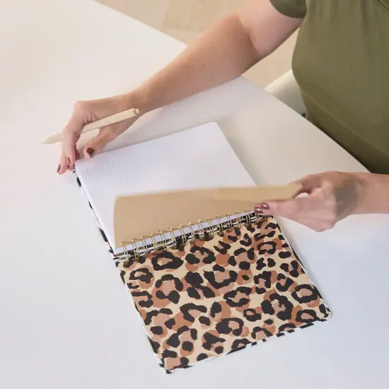 Savanna Spiral Notebook, Hardcover Journal {4}