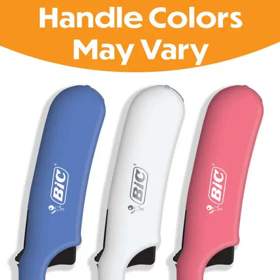 BIC Multi-Purpose Lighters, Ideal for Candle and Fireplace Lighting, Assorted Colors, 4 Pack (Colors May Vary) {4}