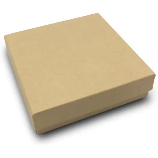 Kraft Cotton Filled Jewelry Box #33 (Case of 100) (Original Version) {5}