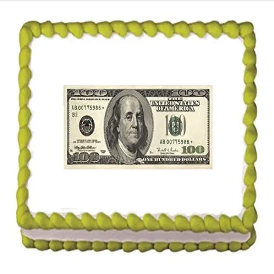 Edible Money - Money Cake Topper Cupcake Topper {1}