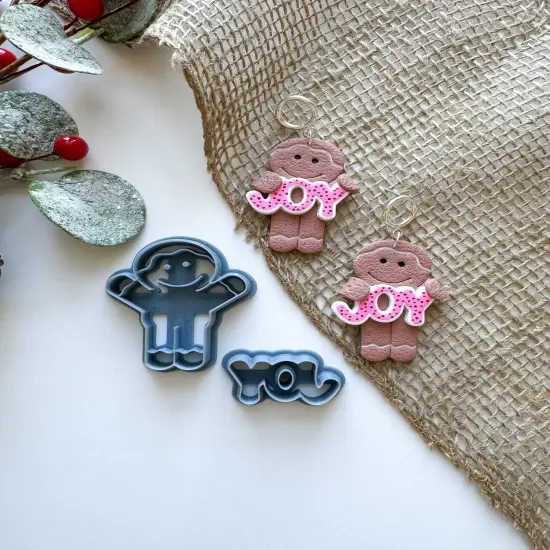 GINGERBREAD JOY COOKIE | CHRISTMAS 2024 | CLAY CUTTER {1}