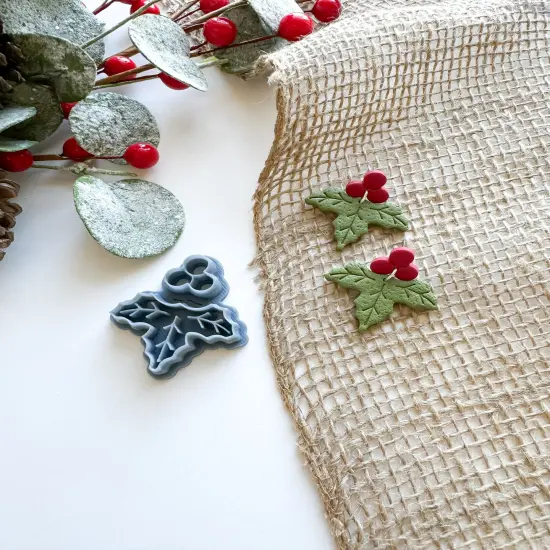 HOLLY BERRIES SET | CHRISTMAS 2024 | CLAY CUTTER {2}
