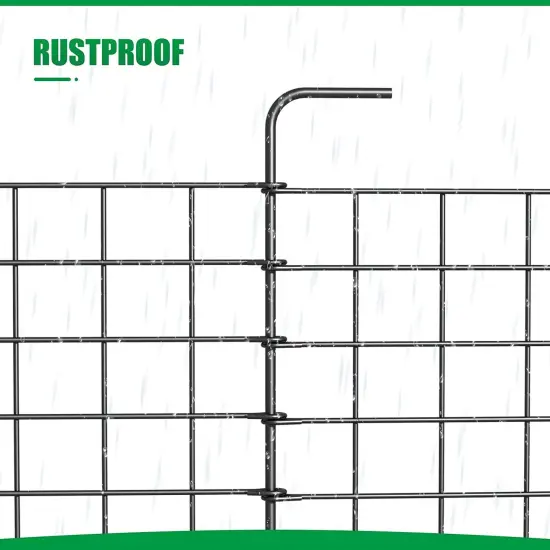 6 Inch x 50 Feet Galvanized Steel Garden Border Edging - Heavy-Duty Metal Fencing for Lawn, Flower Bed & Landscape {4}