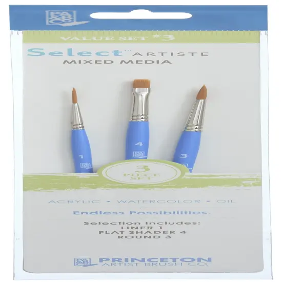 Princeton Select Brush Set 3/Pkg-SELECT BRUSH SET 3 {1}