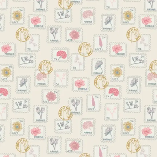 Floral Postage in Pearl (lol44808) | Love Letters | Becca Plymale | Art Gallery {1}