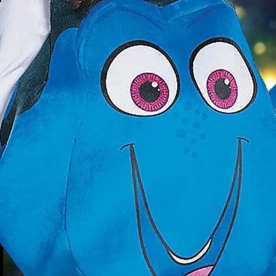 Women&rsquo;s Dory Fish Costume With Built Out Tunic And Bright Blue Fins {4}