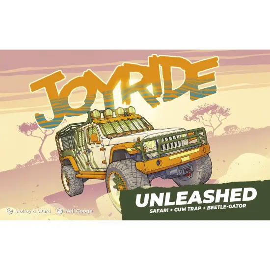 Rebellion Unplugged: Joyride: Unleashed - Expansion, Car Combat Board Game, New Car & Beast, New Element Of Play & Obstacles, Ages 12+, 2-4 Players {1}