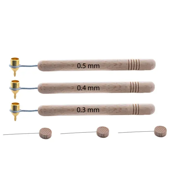 3 Kistka Pens, 10 Dyes, 3 Beeswax, 3 Stands, 3 Wires, Candle, Instructions Pysanky Ukrainian Easter Egg Decorating Kit 24 Pcs Craft DIY Set {4}