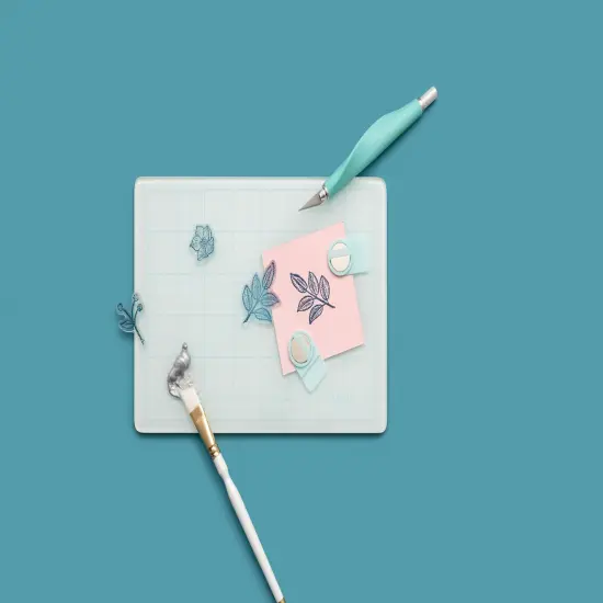 We R Magnetic Glass Mat 9"X6" 3/Pkg-3 Pieces {5}