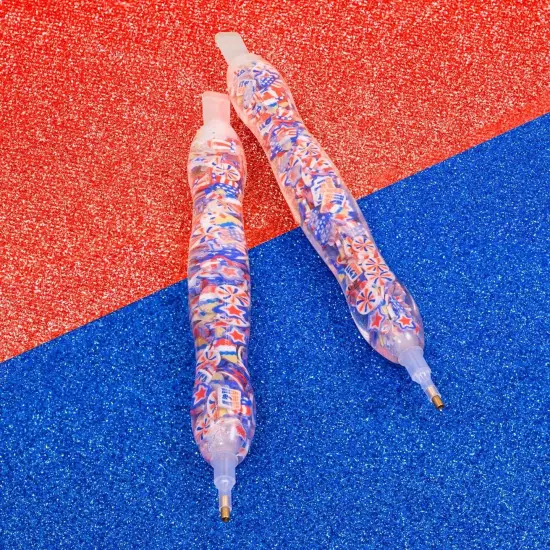 Diamond Painting Pen, 5D Diamond Painting Drill Pen, Diamond Art Tool Accessories Kit, Rhinestone Gem Picker for Diamond Art Nail USA Blue {4}