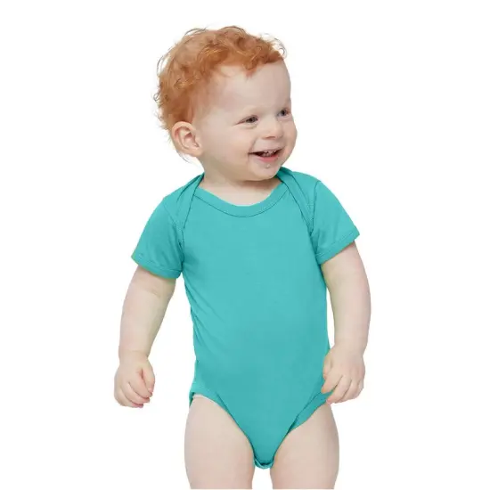 Rabbit Skins&reg; Soft & Comfy Baby Fine Jersey Bodysuit Caribbean {1}