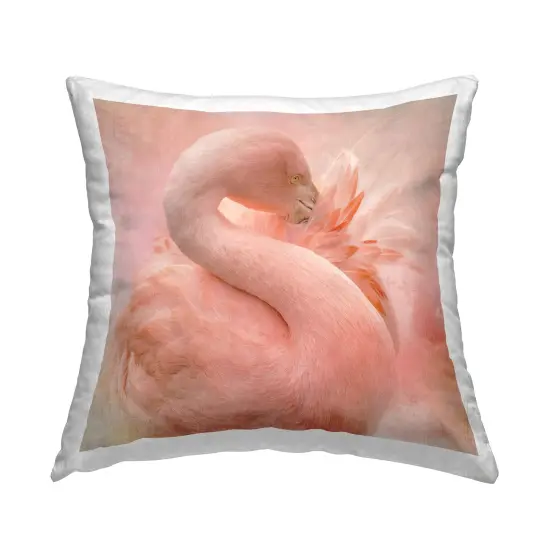 Stupell Industries Cocoon of Plumage Decorative Printed Throw Pillow Design by Kelley Parker, 18 x 7 x 18 {1}