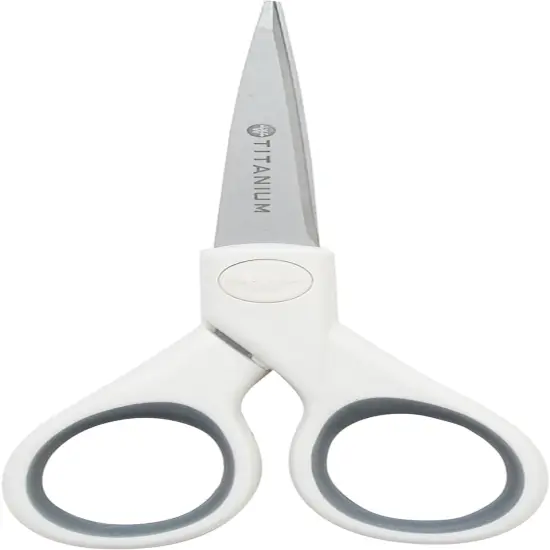 Micro-Tip Fabric Scissors with Titanium-Bonded Blades - Ideal for Crafting, Sewing, and More {1}