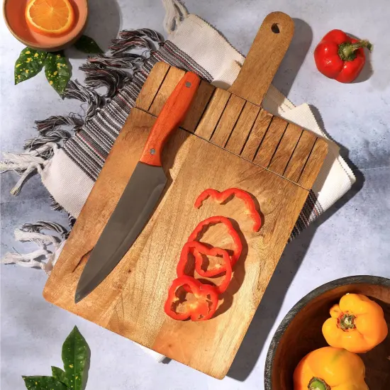 Rectangular Serving & Chopping Board - 19.50 X 10.50" {1}