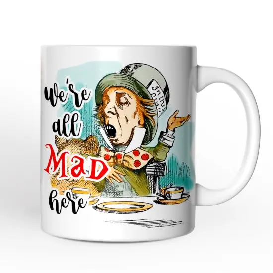 The Mad Hatter Tea Party Mug, Vintage 1860s Alice's Adventure in Wonderland {4}
