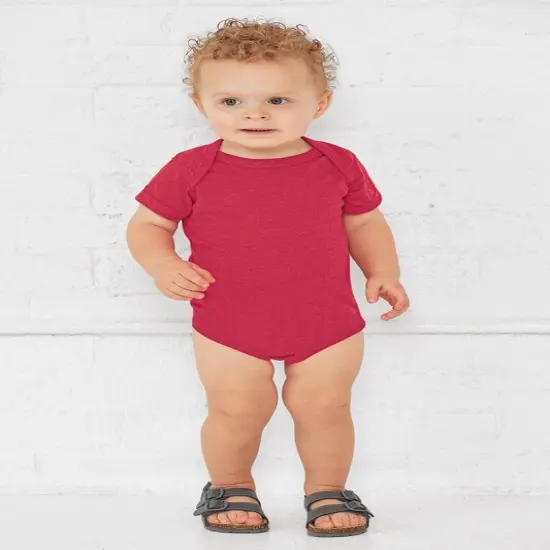 Rabbit Skins&reg; Soft Infant Fine Jersey Bodysuit - 4424 Vintage Red {1}