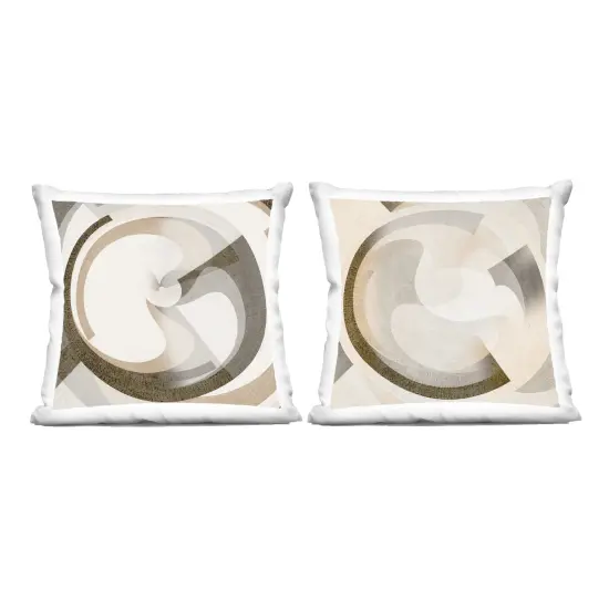 Stupell Industries Boho Centric Vortex 2pc Decorative Printed Throw Pillow Set Design by Noah Bay, 18 x 7 x 18 {1}