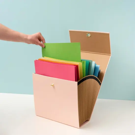 We R Accordion Storage For Paper 12"X12"-Pink {4}