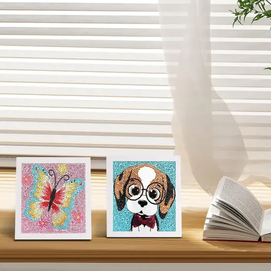 6 Pack Diamond Art Kits for Kids Beginners {3}