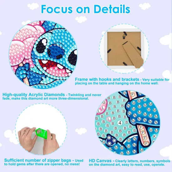 Diamond Art Kits for Kids - Crafts for Girls 8-12 - Diamond Art Painting with Wooden Frame {4}