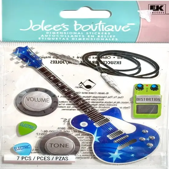 Jolee's Boutique Electric Guitar Dimensional Stickers {1}