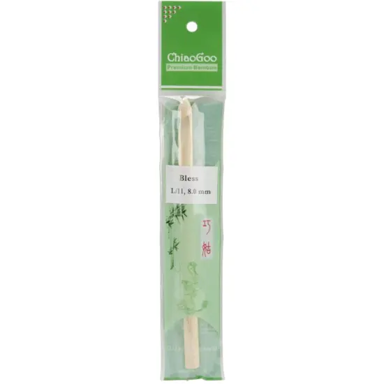ChiaoGoo Bamboo Crochet Hook - Sizes US E to U {1}