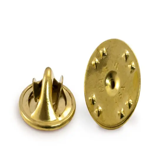 JewelrySupply Gold Color Butterfly Clutch Pin Backs - Scatter Pin Clutches (10-Piece Set) {3}