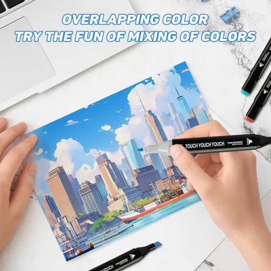 80 Colors Alcohol Markers Art Markers {5}