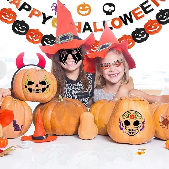 20 Pcs Halloween Face Painting Stencils {3}
