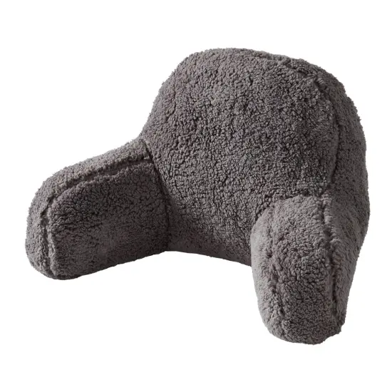 Sherpa Fleece Bed Rest Pillow Snow {6}