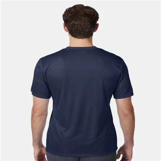 Hanes® Cool DRI Performance Crewneck Short Sleeve T-Shirt Deep Royal {6}
