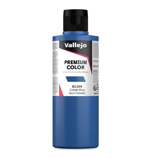 Vallejo Premium Airbrush Colors - 200 ml, Cobalt Blue {1}