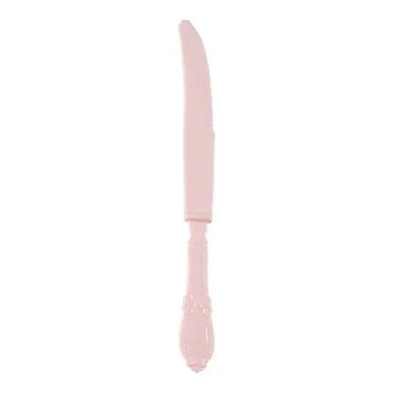 Pink Baroque Disposable Plastic Dinner Knives (480 Knives) {1}