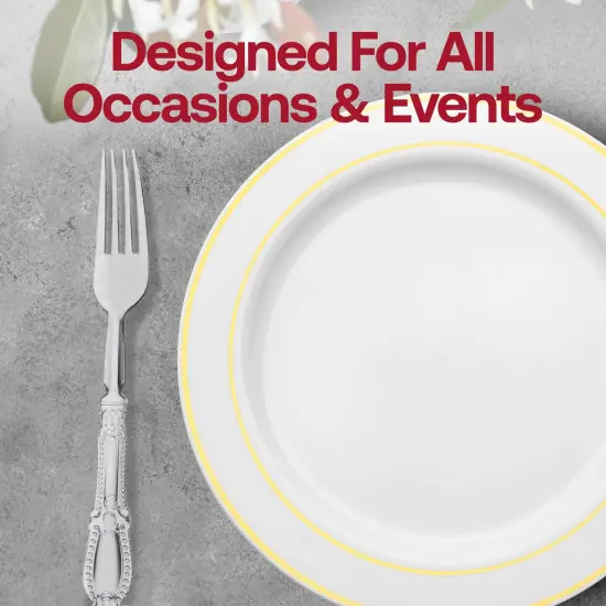 Clear Baroque Disposable Plastic Dinner Forks (480 Forks) {6}