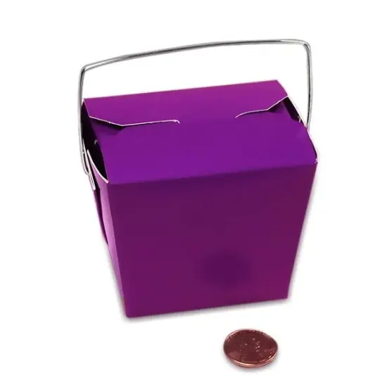 Colored Paper Wire Handle Boxes 2 3/4 '' 2 '' {3}