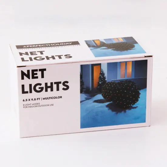 Multicolor Warm White Decorative String Lights 6.5x9.8 FT {2}