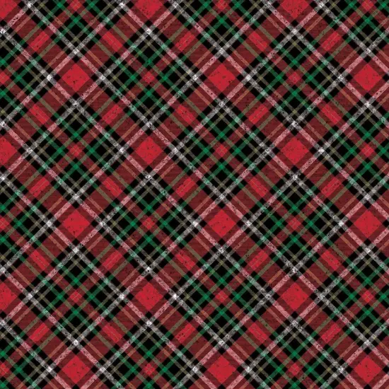 Plaid Christmas Wrapping Paper Red / Gold Holographic Plaid 24 '' &times; 833 ' Red Gold Hc P {3}