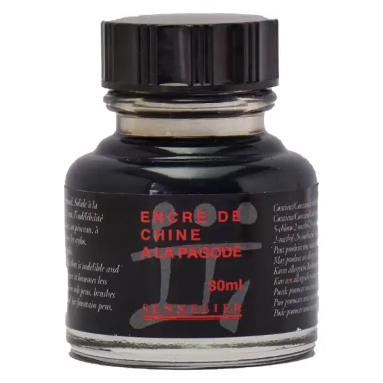 Sennelier Ink 30 ml Bottle - China Black {1}