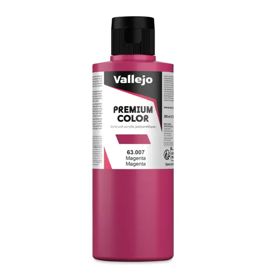 Vallejo Premium Airbrush Colors - 200 ml, Magenta {1}