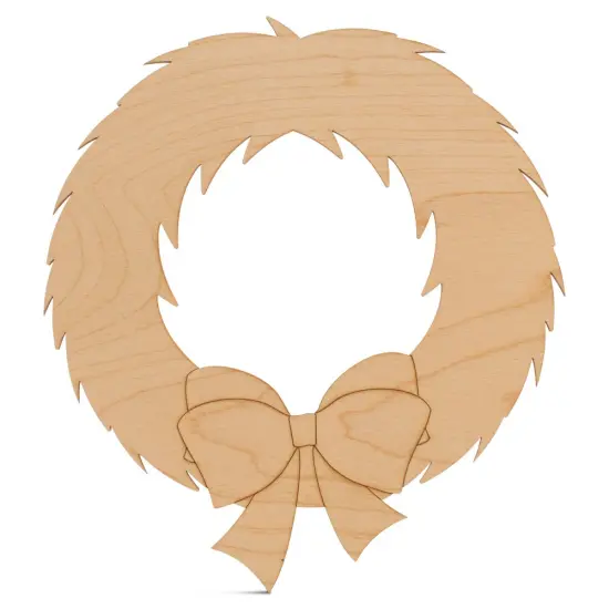 Christmas Wood Wreath Cutout, From 6"- 22", Craft/Decor| Woodpeckers {1}