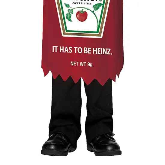 Heinz Ketchup Packet Costume {4}