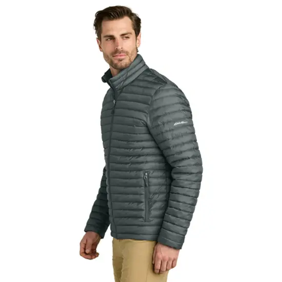Eddie Bauer&reg; Packable Quilted Full Zip Olive Green {5}