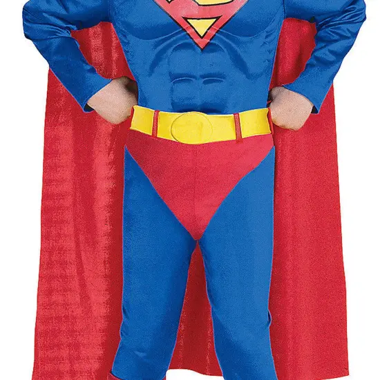 Superman Muscle Toddler Costume {3}