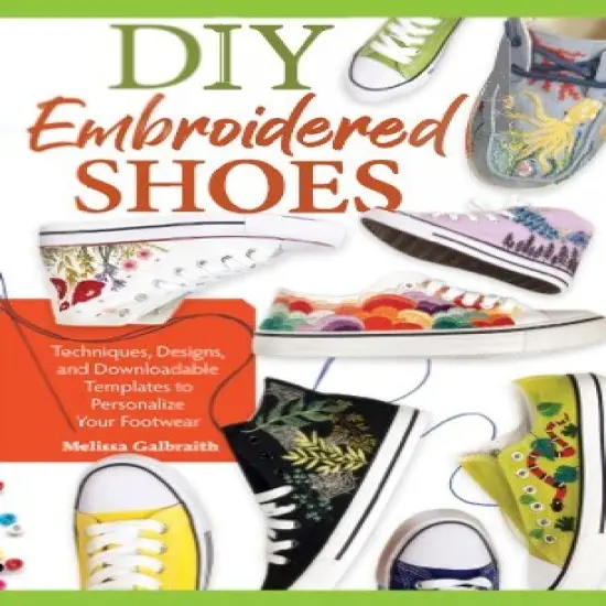 DIY Embroidered Shoes- Hand Embroidery DIY Book {4}