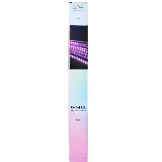 8 Tubes Snowfall 50cm Pink Color {5}